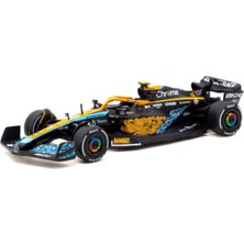 Toyfest Tarmac Works Mclaren Abu Dhabi Grand Prix 2022 Lando Norris 1:64 Koleksiyonluk Metal Model Araba