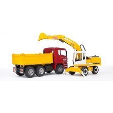 Toyfest Man Damperli Kamyon ve Liebherr Ekskavatör