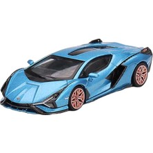 Toyfest Mini Gt 1:64 Lamborghini Sian Fkp 37 Blu Aegir