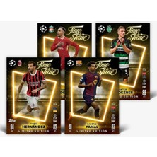 Topps Match Attax 24-25 Uefa Metal Kutulu Futbolcu Kartları Mega Tin Box - 48 Kart (Sarı Kutulu)