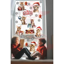 Kt Grup Yeni Yıl Yılbaşı Hoşgeldin 2025 Yeni Sezon Mega Cam Kapı Duvar Sticker Seti