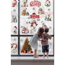 Kt Grup Yılbaşı Hoşgeldin 2025 Yeni Sezon Cam Kapı Duvar Sticker Setleri