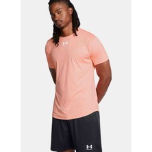 Under Armour Turuncu Erkek Yuvarlak Yaka Normal Kalıp Baskılı T-Shirt 1381050-897 Ua M's Ch. Pro Train Ss