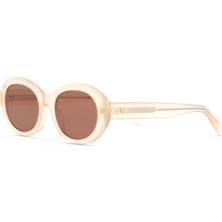 Blancia Milano Bc 1338 C3 Oval Şeffaf Kadın Güneş Gözlüğü