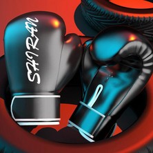 Eldivenleri Sparring Pu Kickboks Muay Thai Yumruklama 8oz_siyah (Yurt Dışından)