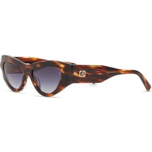 Hermossa Hm 1709 C 2 Havana Cat Eye Kadın Güneş Gözlüğü