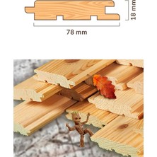 Grootland 100 Cm 2.sınıf Ahşap Düz Lambiri 10lu