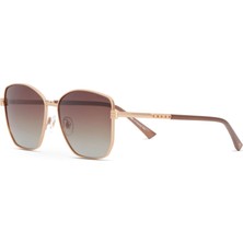 Despada Ds 2397 C2 Cat Eye Kahve - Altın Kadın Güneş Gözlüğü