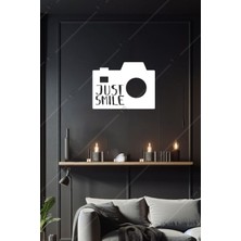Emach Dizayn Just Smile Fotoğraf Makinesi Duvar Dekorasyonu