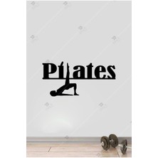 Emach Dizayn Pilates Duvar Dekor Hediyelik Eşya Ahşap Plates Tablo