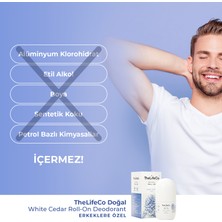 TheLifeCo Doğal Roll-On Deodorant White Cedar 60 ml (Alüminyumsuz, Alkolsüz, Doğal)