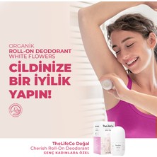 TheLifeCo Doğal Roll-On Deodorant Cherish 60 ml (Alüminyumsuz, Alkolsüz, Doğal)