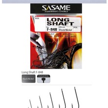 Sasame Long Shaft (Uzun Gövde) F-848 Tekli Olta Iğnesi