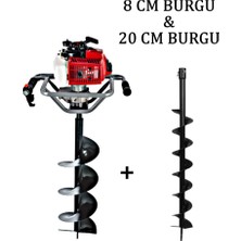 Ablacks Toprak Burgu Makinesi 8 – 20 cm - Çift Burgulu