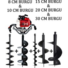 Ablacks Ultra Lüks Toprak Burgu Makinesi 8 – 10 – 15 – 20 – 30 cm - 5 Burgulu