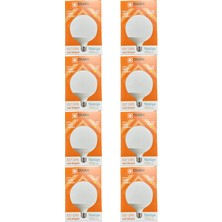 Osaka 15W (100W) 3000K (Günışığı) E27 Duylu G95 LED Glop Ampul (8 Adet)