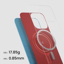 Pitaka iPhone 16 Plus Kılıf Magsafe Özellikli Aramid Fiber Ultra-Slim Classic Serisi Ocean Blue Mavi