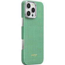 Pitaka iPhone 16 Pro Max Kılıf Magsafe Özellikli Aramid Fiber Ultra-Slim Classic Serisi Forest Green