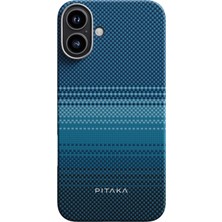 Pitaka iPhone 16 Kılıf Magsafe Özellikli Aramid Fiber Tactile Woven Sunset-Moonrise Serisi Moonrise