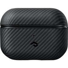 Pitaka Airpods Pro 2 Kılıf Magsafe Özellikli 600D Aramid Fiber Pitaka Classic Seri Black-Grey Twill