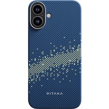 Pitaka iPhone 16 Kılıf Magsafe Özellikli Aramid Fiber Tactile Woven Starpeak Serisi Milky Way Galaxy