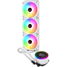 Rampage 360MM Helıos C17 Rgb AM5-1700P Sıvı Soğutmalı Işlemci Fanı Beyaz