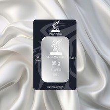 LEVA GOLD 50 gr Sağlamoğlu Gümüş Külçe