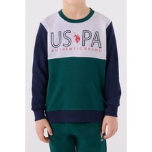 U.S. Polo Assn. Us Polo Erkek Çocuk Eşofman Takımı US1922 Koyu Yeşil