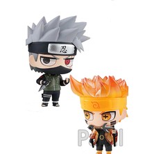 Pabil Naruto Shippuden Anime Manga Aksiyon Figür 7 cm - Naruto ve Kakashi