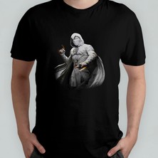 Pixxa Moon Knight  Pamuklu Bisiklet Yaka T-Shirt Model 1