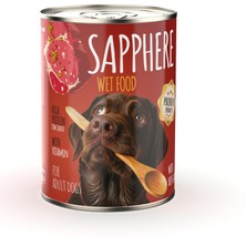 Sapphere Kırmızı Etli Yetişkin Köpek Maması Konserve 400 gr