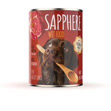 Sapphere Kırmızı Etli Yetişkin Köpek Maması Konserve 400 gr