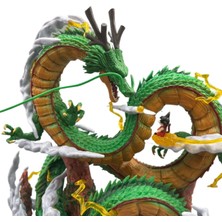 Deming Dragon Ball Shenron ve Goku Jr. Heykeli Model Figürleri (Yurt Dışından)