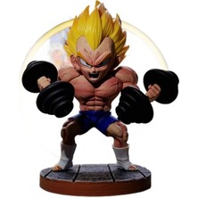 Deming Dragon Ball Fitness Vegeta Heykeli El Yapımı Ofis Figürü (Yurt Dışından)