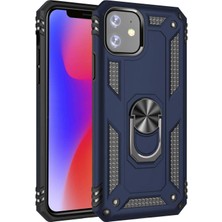 Piyasa Sepeti Apple iPhone 11 Yüzüklü Tank Kılıf Lacivert
