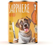 Sapphere Kümes Hayvanlı Yetişkin Köpek Maması Konserve 400 gr