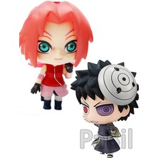 Pabil Naruto Shippuuden Anime Manga Aksiyon Oyuncak Figür Biblo 7 cm - 2' Li Set 11