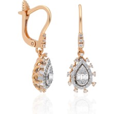 Noche Diamond 0,48 Karat Baget Pırlanta Küpe