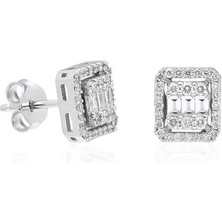 Noche Diamond 0,53 Karat Baget Pırlanta Küpe