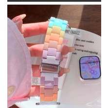 Bushco Store Apple Watch Renkli Colorful  Akıllı Saat  Kordon 38-40-41mm