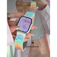 Bushco Store Apple Watch Renkli Colorful  Akıllı Saat  Kordon 38-40-41mm
