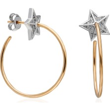 Noche Diamond 0,14 Karat Yuvarlak Küpe