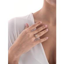 Noche Diamond 0,25 Karat Zincirli Baget Pırlanta Yüzük