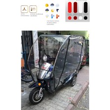 Motor Tente Market Kr Vesta 5000 - Üç Tekerli Motor Brandası - Siyah