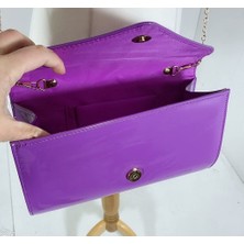 Leah Ward Kadın Flap Patent El Çantaları Düğün Çantaları (Yurt Dışından)