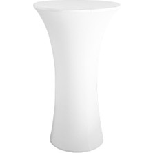 Cosy Tr Osaka Bıstro Masa Örtüsü Bı Stretch - 60 cm Çap - Beyaz