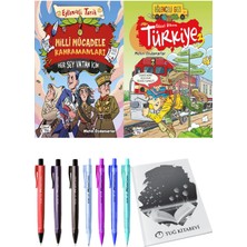 Güzel Ülkem Türkiye 3 ve Milli Mücadele Kahramanları Her Şey Vatan Için 2li Set