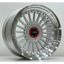 BCH-7307 8*17 5*112-120 ET20 72.56 Sılver Lıp Mac+Black Rıvets