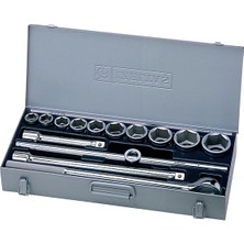 İzeltaş 1119 00 6114 3/4" Lokma Takımı Altı Köşe (14 Parça Mm)