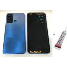SDT Infinix Hot 12i Arka Batarya Pil Kapağı Mavi (B7000 15 ml Yapıştırıcı)